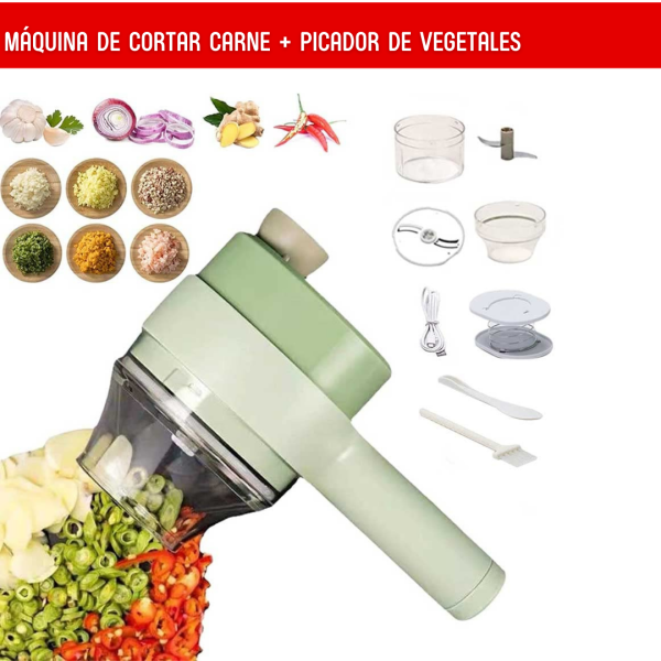 Cortador de Verduras Multifuncional 4 en 1 – Práctico y Eficiente - Imagen 4