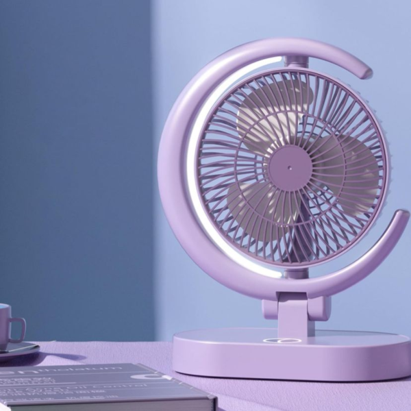 Ventilador de Escritorio con Iluminación LED – Frescura y Estilo en un Solo Dispositivo - Imagen 2